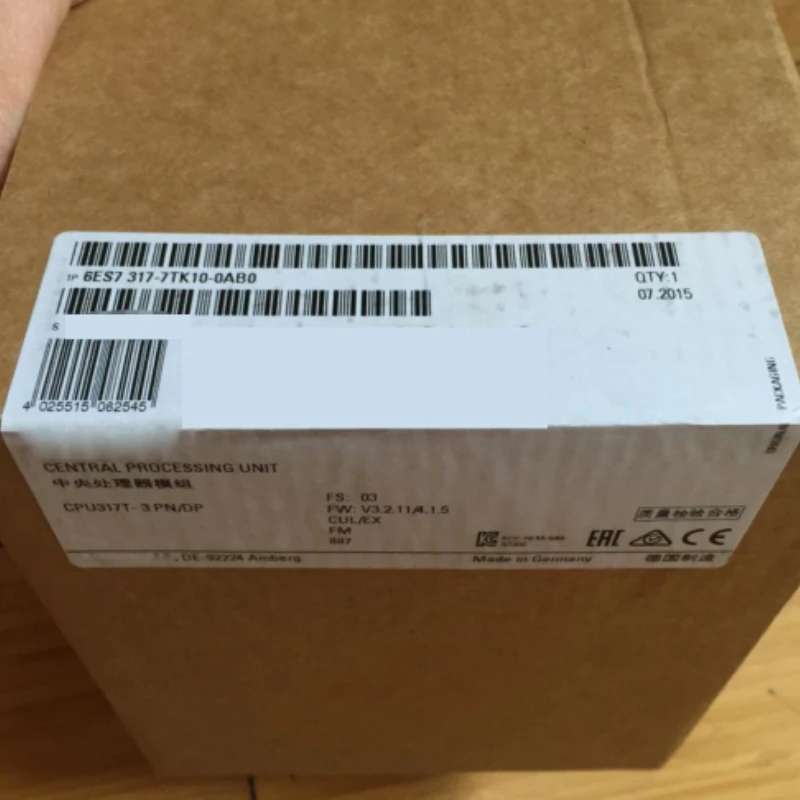 NEW 6ES7317-7TK10-0AB0 S7-300 CPU 317T-3 PN/DP 6ES7 317-7TK10-0AB0 IN BOX