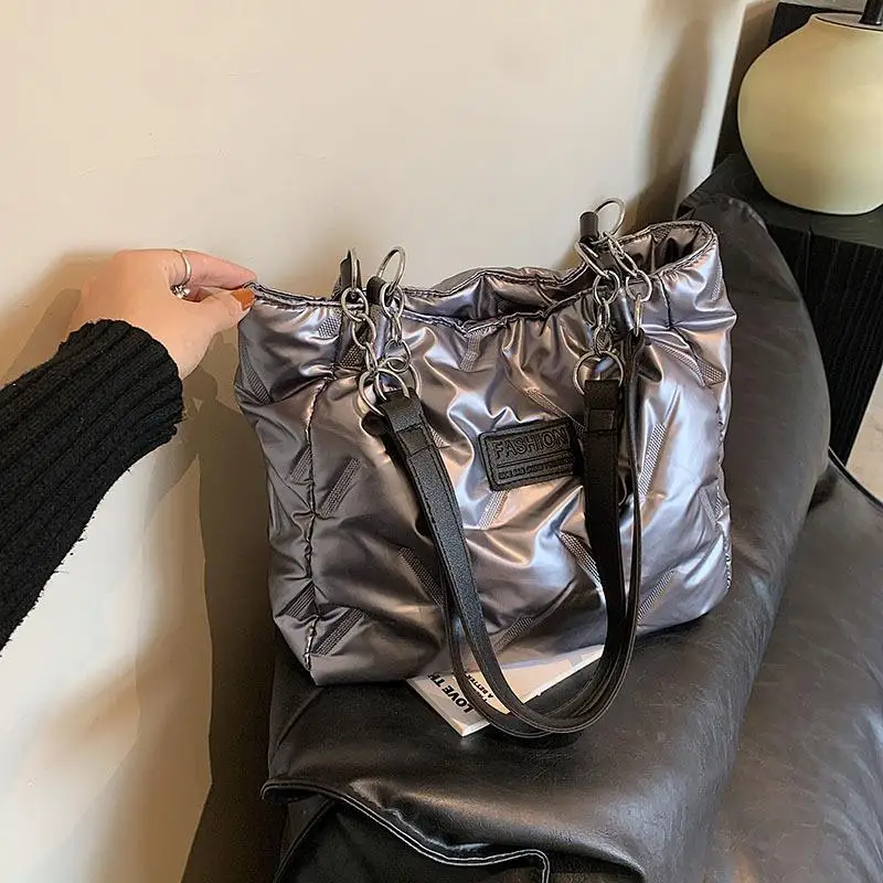 

Large Capaci Women's Bag 2023 New Autumn Winter Versatile Underarm Bag High-End Trendy Tote Bag Urban mat Sle Chai...