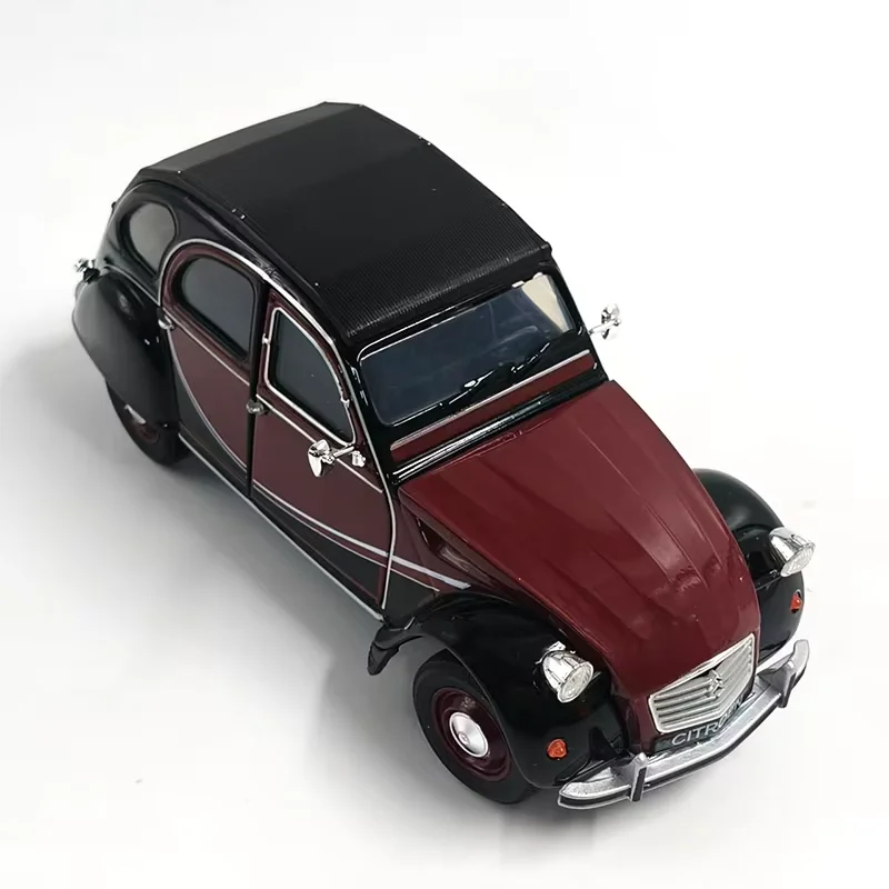 WELLY Scala 1:24 CITROEN 2CV 6 Charleston Modello di auto in lega Collezione statica Decorato Regali di festa Giocattoli Regalo souvenir