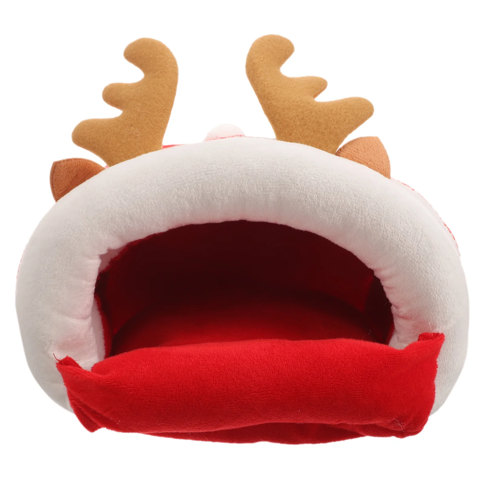 

Warm Pet Nest Deer Shape For Hamster Rabbit Chinchilla Winter Sleeping Bed Pp Cotton Insulated Small Animal Hut House