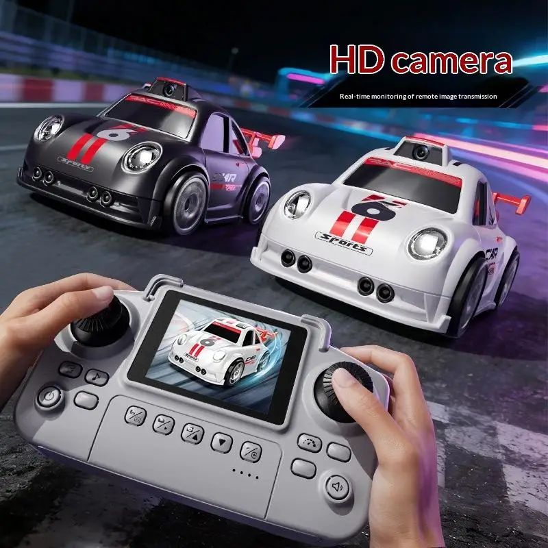 HD FPV Camera Mini RC Drift Car 2.4G WiFi Screen Remote Control 1 Set Real Time Transmission Racing Toy for Kids Gifts