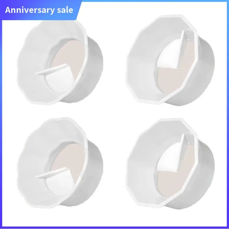 

4PCS Quick Powder Dispense Type Of Coffee Pot Powder Ring Non Pressure Rotating Flat Plate Quick Powder Dispense