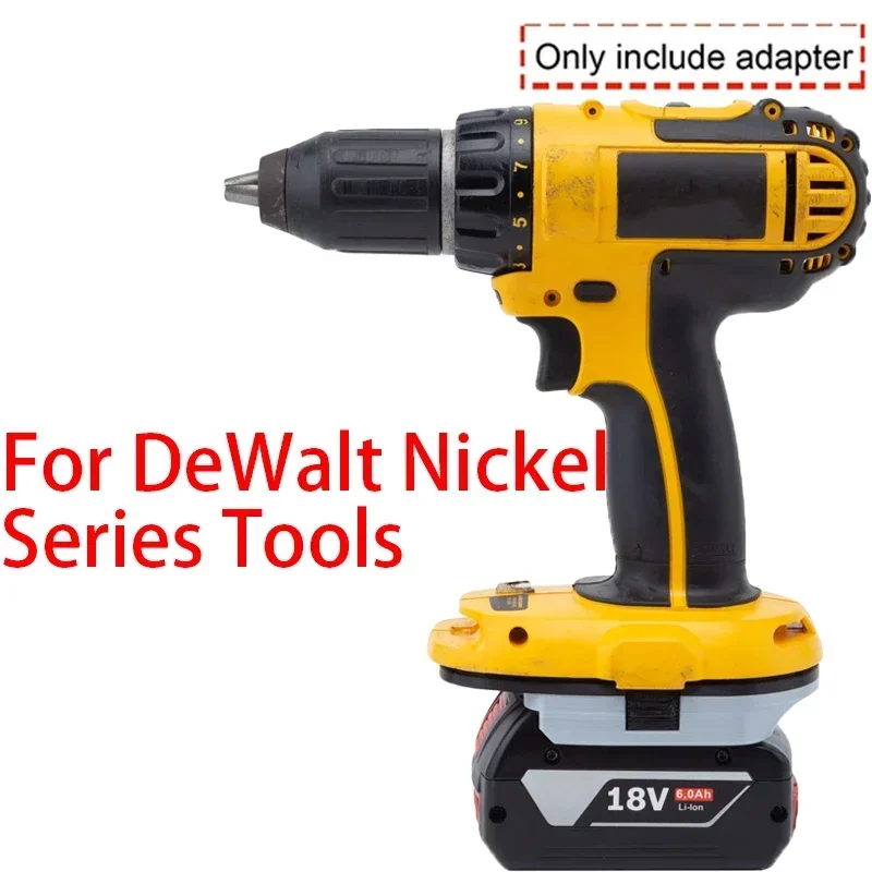 Adaptor/konverter untuk DeWalt ni-cd ni-hi, aksesori alat listrik adaptor baterai Li-ion 18V Bosch