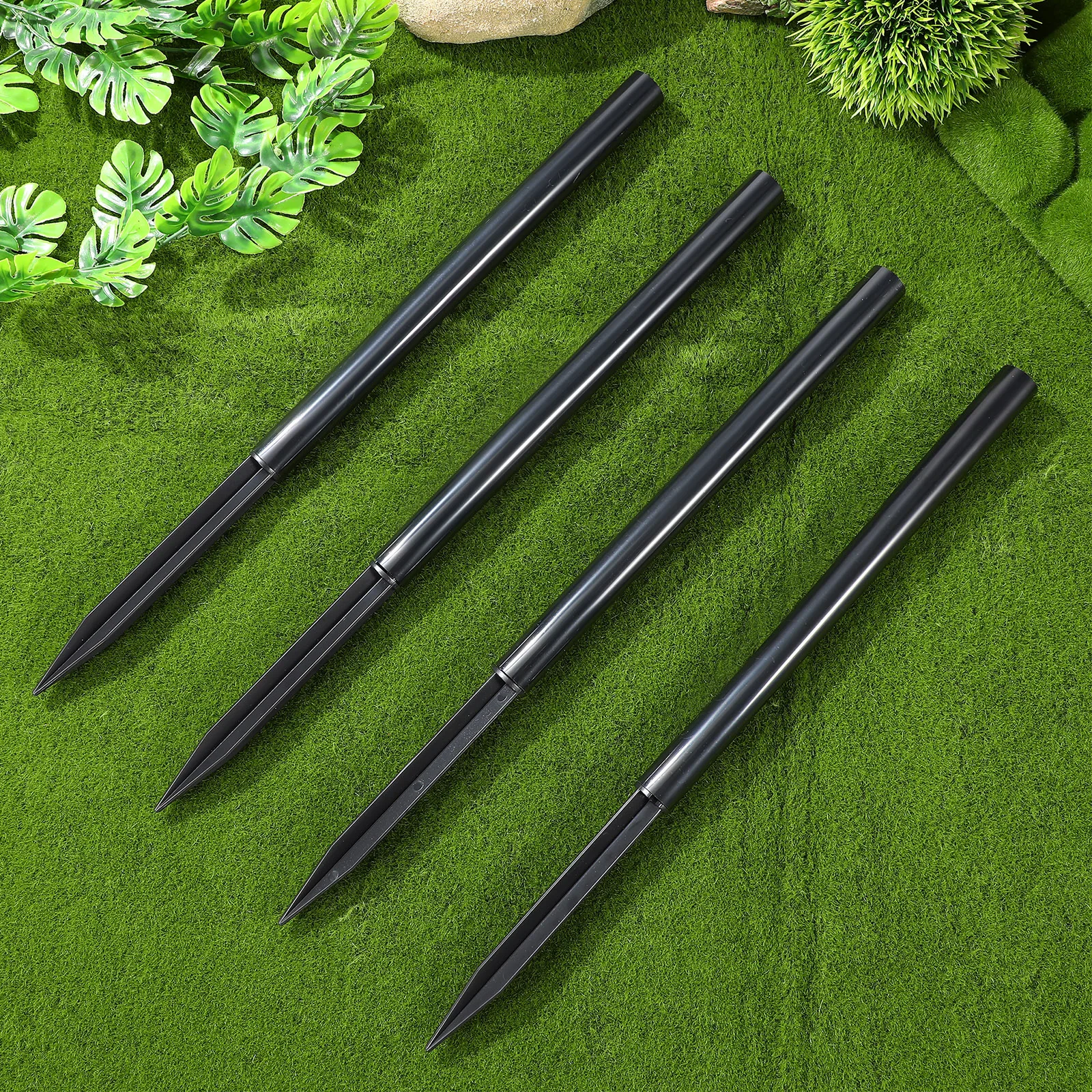 

8 set Solar Stake Replacement Garden Lamp Stake Path Light Stakes Weather Resistant Plastic Ground Stakes For Outdoor Lights