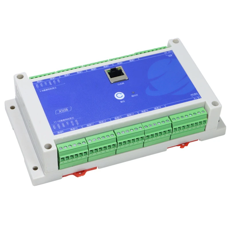 اكتساب قيمة القوة ذات 16 قناة، مستشعر قوة الوزن RS485 إشارة اتصال إيثرنت، جهاز إرسال مكبر الصوت #1