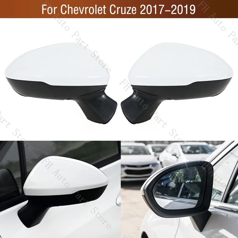 

Side Mirror Assembly Assy Rearview Mirror Cover Cap Frame Glass Lens For Chevrolet Cruze 2017 2018 2019