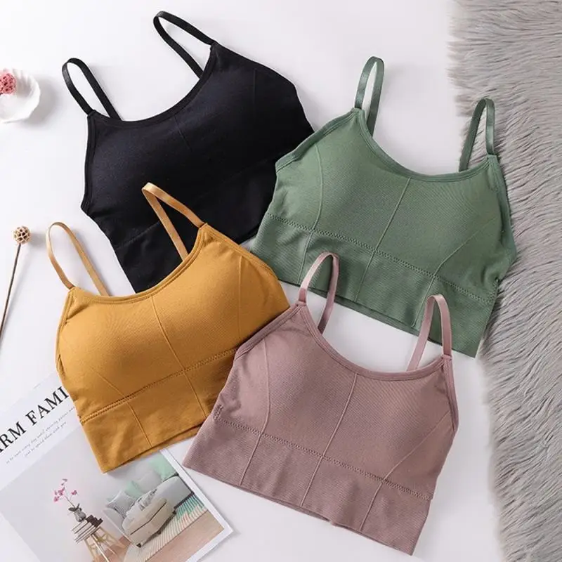 Summer Sports Bra Women Fitness Top Seamless Yoga Bra Black White Running Yoga Gym Crop Top Women Push Up Sport Bra Top