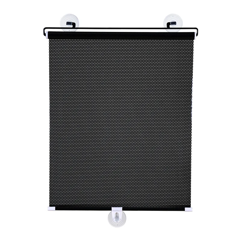 Telescopic Portable Curtains Indoor Blackout Roller Blinds Stretchable Glass Roller Blinds for Home Bathroom Balconies