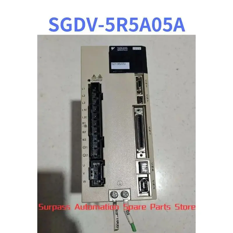 Second-hand SGDV-5R5A05A servo drive 750W, fully functional after testing