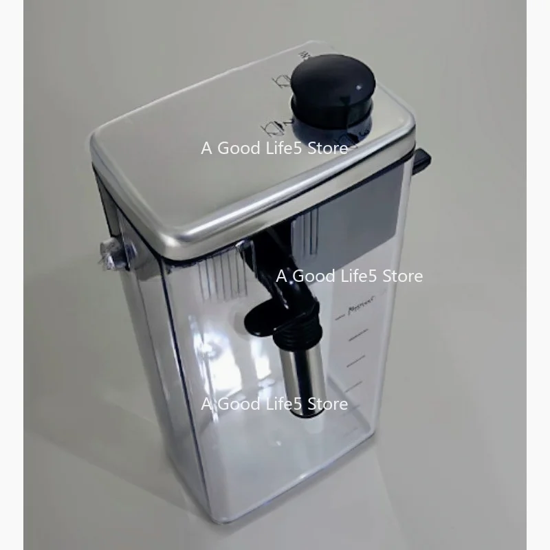 For Delong Fully Automatic Coffee Machine ECAM26.455 Complete Set of Milk Pot, Milk Tank and Milk Cylinder Head Accessories