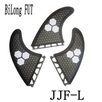 3 Pcs Tri Surf Fins JJF-L Size Thruster Fibreglass BiLong Futures Surfboard  Fin Box Bodyboard Wakeboard Surfboard Accessories