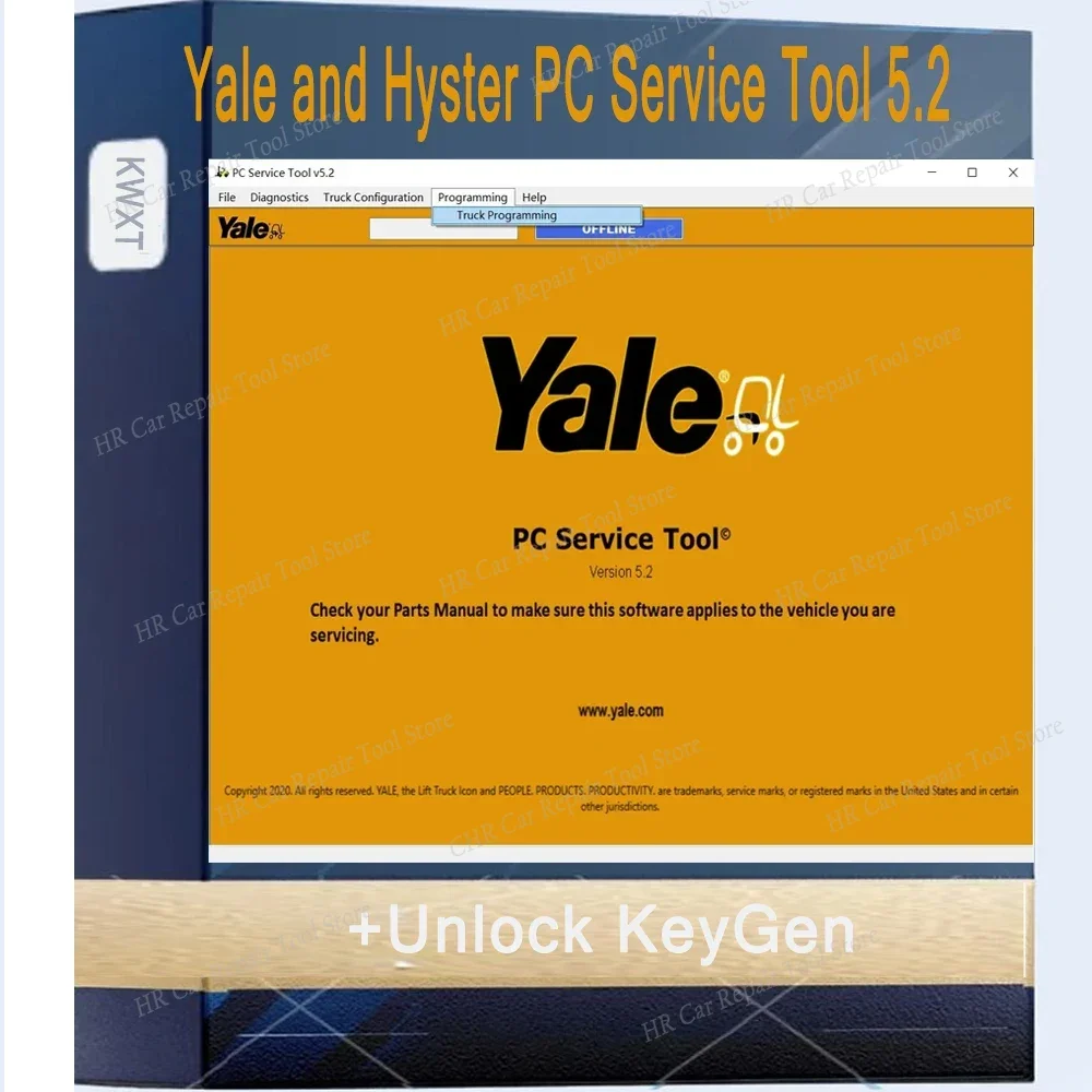 

2024 for Yale and Hyster PC Service Tool 5.2 Diagnostic Software+Unlock KeyGen