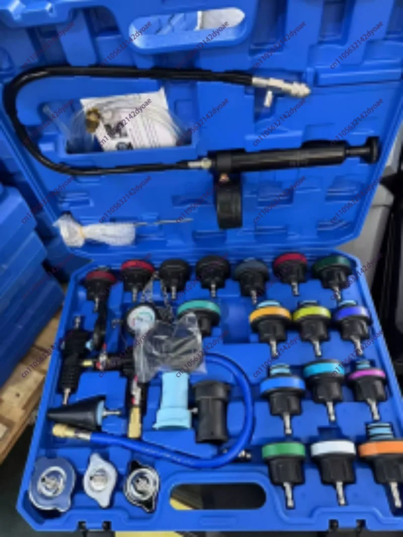 28pcs-and-34pcs-car-radiator-pressure-tester-set-vacuum-type-cooling-system-test-water-tank-leak-detection-detector-tool