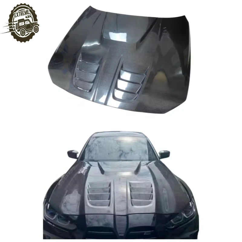 

Carbon Fiber Car Engine Cover Bonnet Auto Hood for BMW 3-Series-7th M3(G80) 2021+ Aerodynamic Auto Body Kits