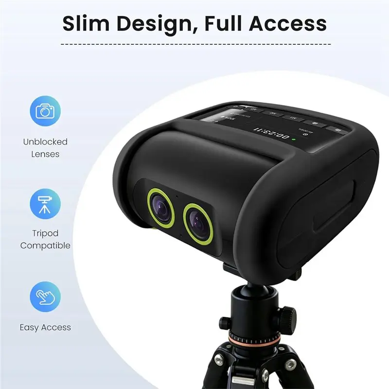 Flexible Silicone For Xbotgo Falcon Camera Case, Shock-Absorbing& Scratch-Resistant Design, Full Access Included