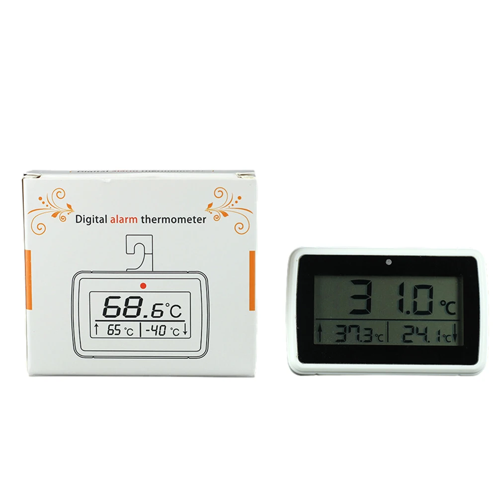 Hanging Household Mini Digital Electronic Fridge Frost Freezer Room LCD Refrigerator Thermometer Meter With Hook -40℃~70℃