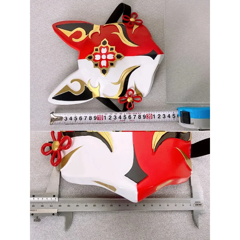 

Горячая Honkai: Star Rail Elation Sparkle Косплей Декор Японская анфас Маска лисы Хэллоуин Вечеринка Рейв Маска Танцевальный костюм для лица XDRT