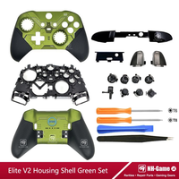 Replacement Housing Shell Kit For Xbox Elite Series 2 Controller Front Case Back Cover LB RB Bumper Button Grips Carry Bag