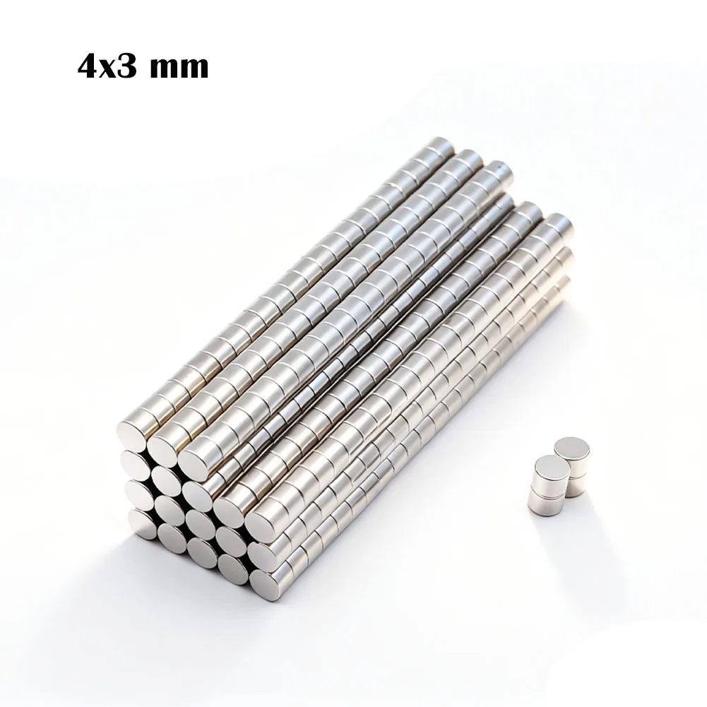 

4x3mm Super Powerful Round Magnet Neodymium Magnet NdfeB N35 Strong Permanent Magnetic imanes Refrigerator Magnet
