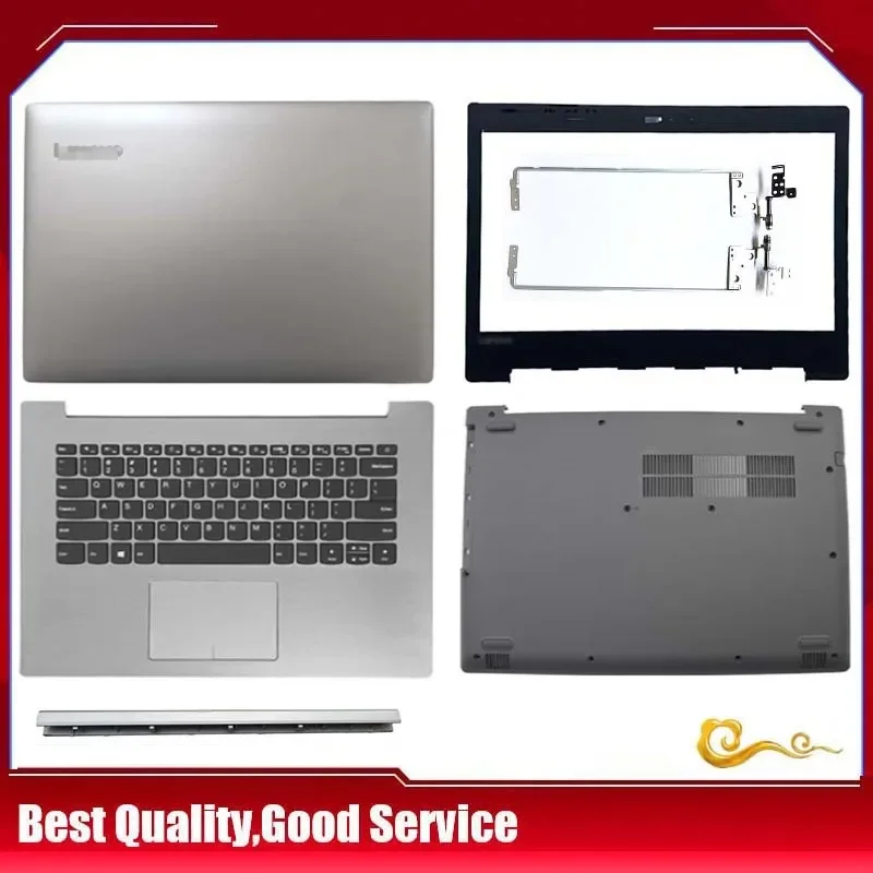 جديد/org لـ 14 "لينوفو Ideapad 5000-14 520-14 320-14 320-14ikb 320-14ISK LCD الغطاء الخلفي/الحافة/الغطاء العلوي/الغطاء السفلي، فضي