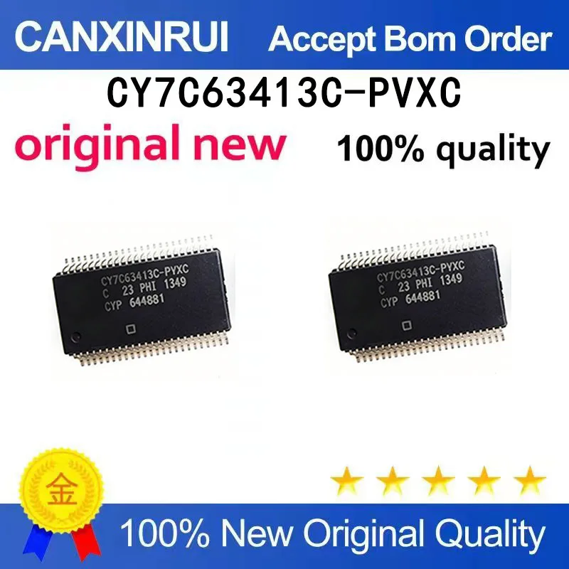 

(5-100 PCS) Brand new original CY7C63413C-PVVC CY7C63413C SSOP48 chip IC