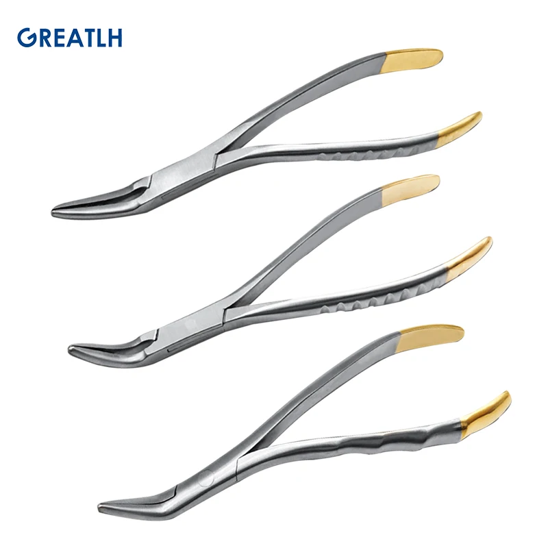 Dental Tooth Root Extraction Forceps Root Fragment Pliers Maxillary Mandibular Teeth Universal Pliers Dental Material