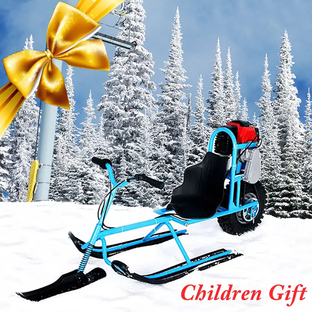 Electric Snowscooter Snow Racer Snowmobile Sleigh