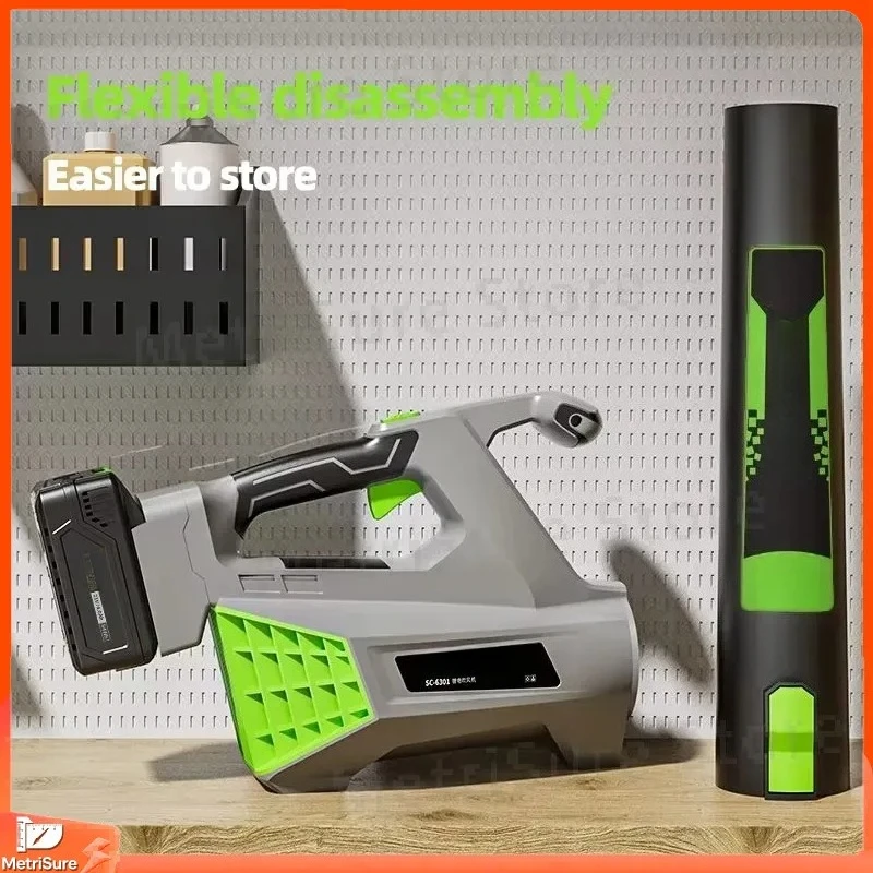 Cordless Leaf Blower Battery Powered Garden Blower Handheld Air Blower for Lawn Cleaning Yard Maintenance Outdoor
