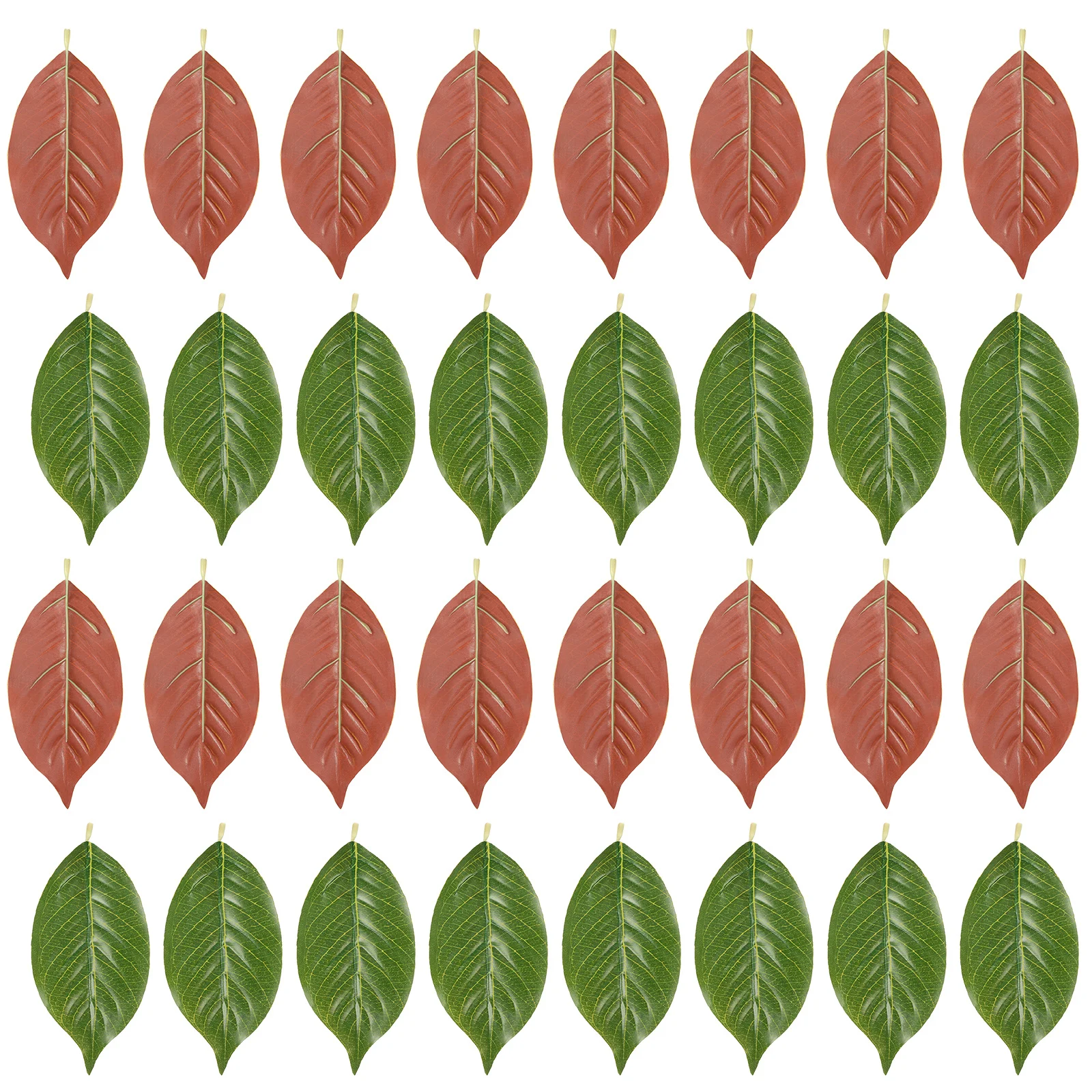 

50Pcs Simulated Magnolia Leaves Artificial Plant Leaves for Indoor Outdoor Decor Gift Artificial Plant