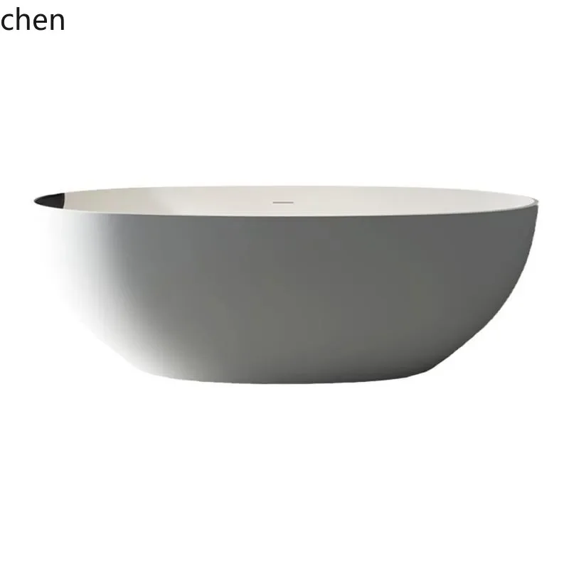 ZML Bathtub Household Small Apartment Hotel Homestay Oval Bathtub