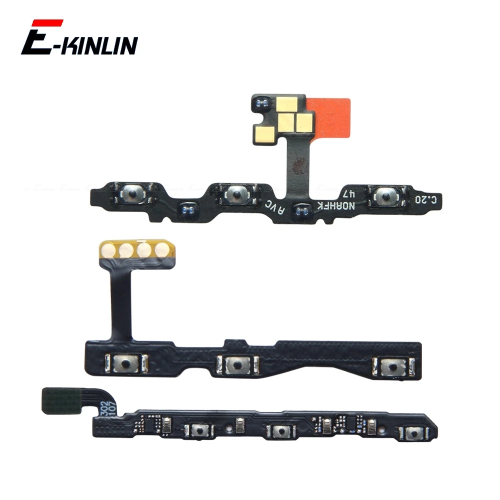 Power Key For HuaWei Mate 60 50 RS 50E P60 Art Pura 70 Ultra Pro Plus ON OFF Volume Button Control Flex Cable Parts