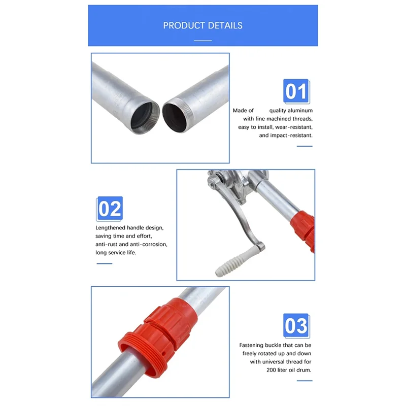 Car Chemical Liquid Pump Hand-Operated Oil Pump 25 Type Oil Pump Manual Oil Pump