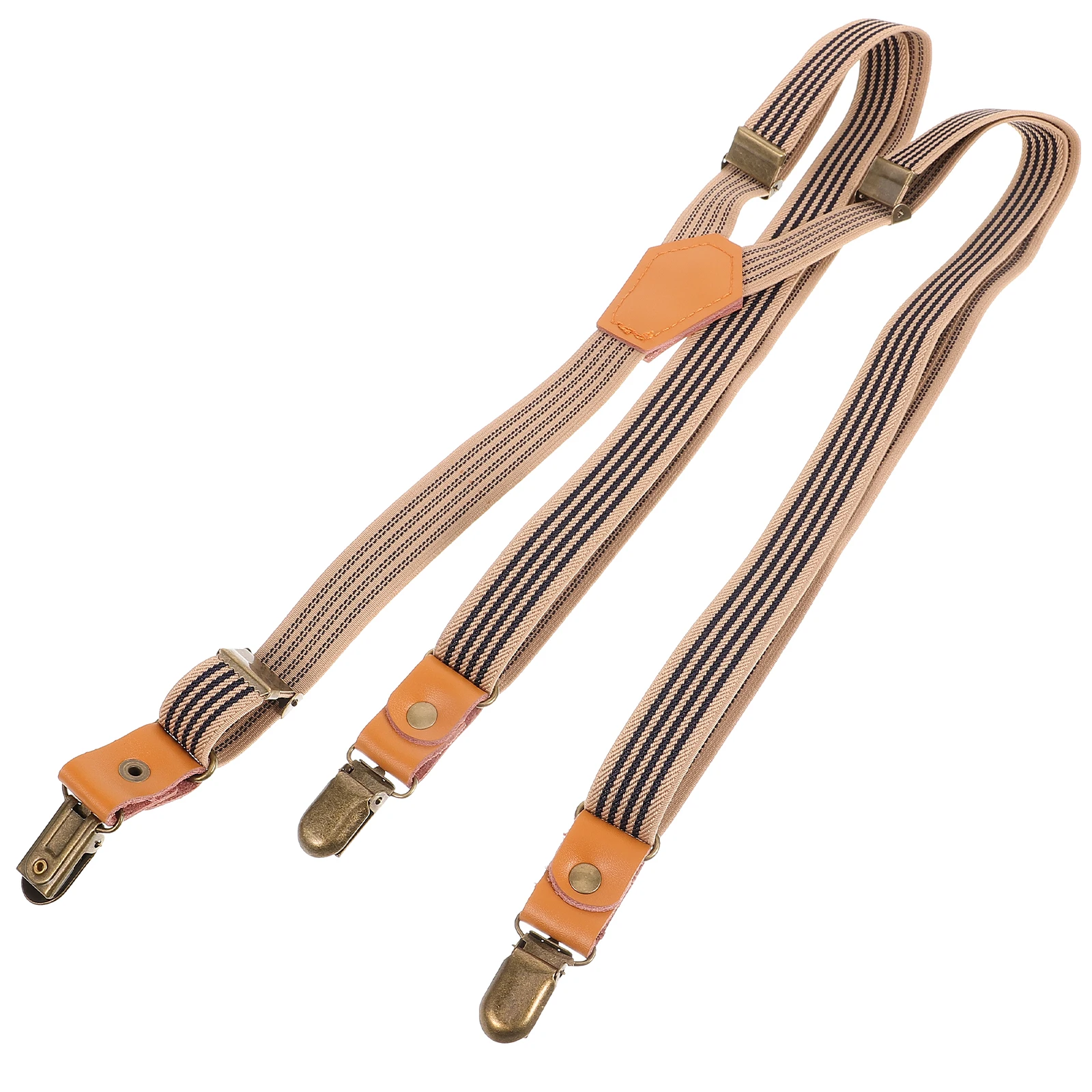 

Jean Pant Suspender Heavy Duty Elastic Adjustable Multifunctional Trousers Strap Clip Suit Suspenders Men Durable Pants Elastic