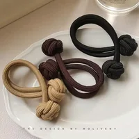 Simplicity Stretch Rubber Hair Ties for Women High Elasticity Fashion Girl Head Rope Scrunchie Hair Accessories 2