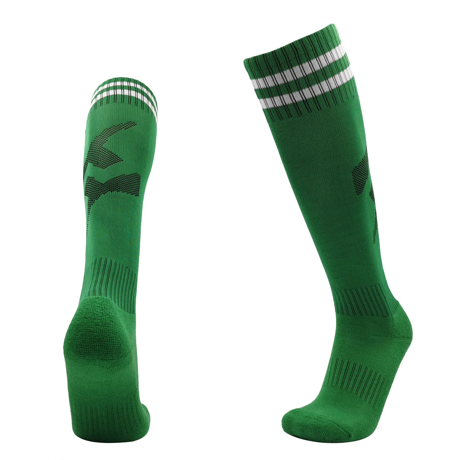 Fußball Socken Hohe Qualität Lange Röhre Knie Baumwolle Kinder Legging Strümpfe Fußball Baseball Laufen Sport Erwachsene Kinder Socken – Detail 20