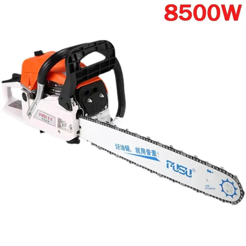 8500W chainsaw logging saw high-power portable chain saw 20 inches chain  gasoline saw logging multi-function