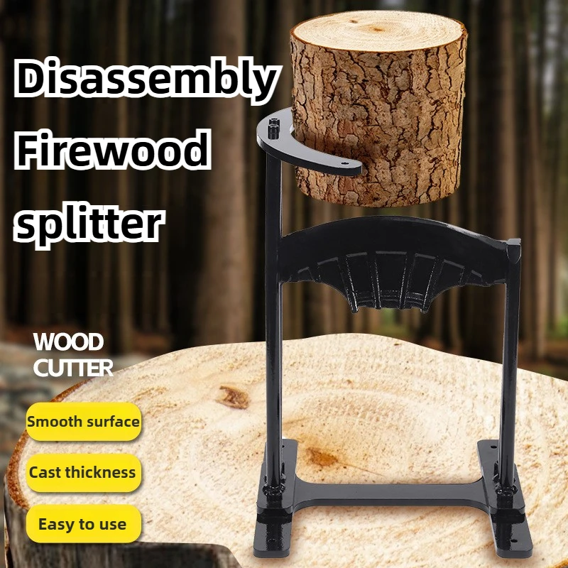 Outdoors Firewood Splitter Removable Manual Wood Chopper Professional Log Splitter Portable Wood Cutting Tool Camping Supplies