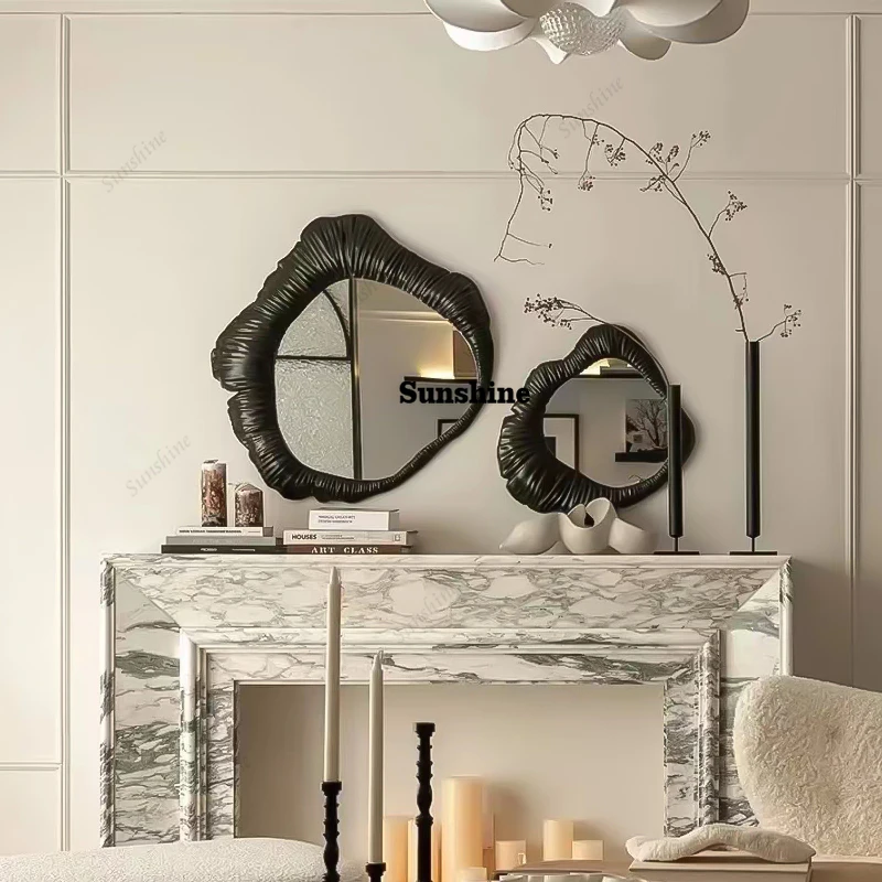 Twisted Wonderland Art Mirror Vintage Wall Wavy Living Room Decoration Luxury Nordic Hanging Custom Spiegel Wand Home Products