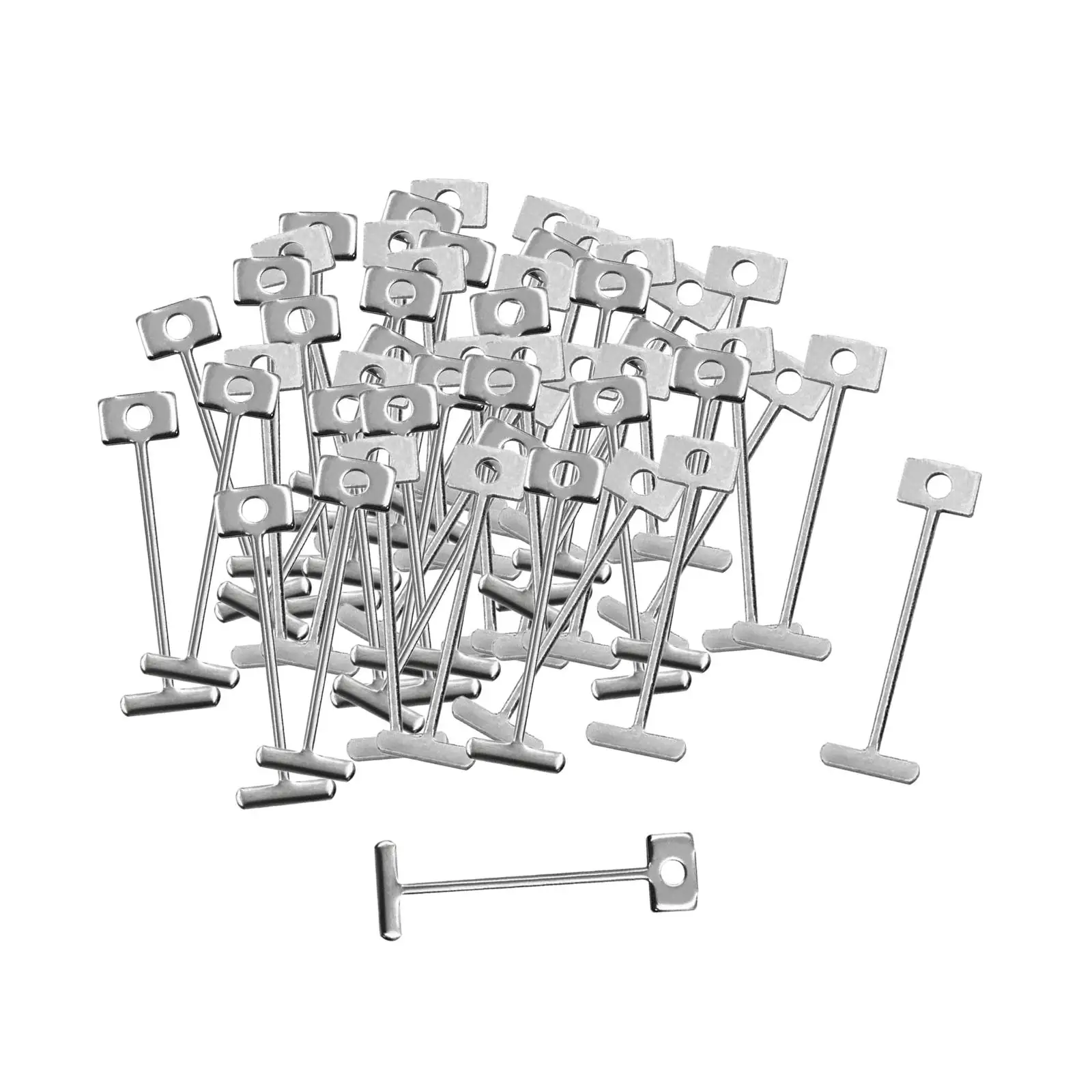 

50Pcs Replacement Tile Leveling System T Pins for Builing Walls & Floors Tiling Construction Tools