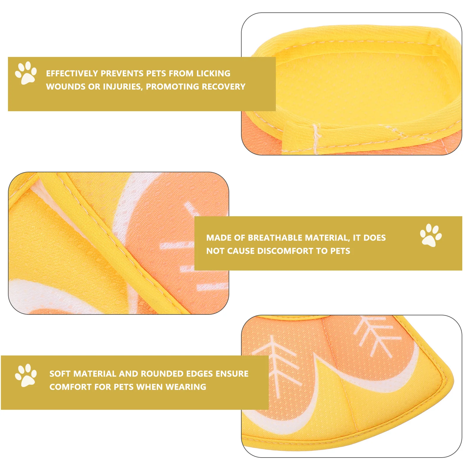 

Anti-Lick For Cats Dogs Adjustable Breathable Recovery Cone Pet Protective Collar After Surgery Healing Support