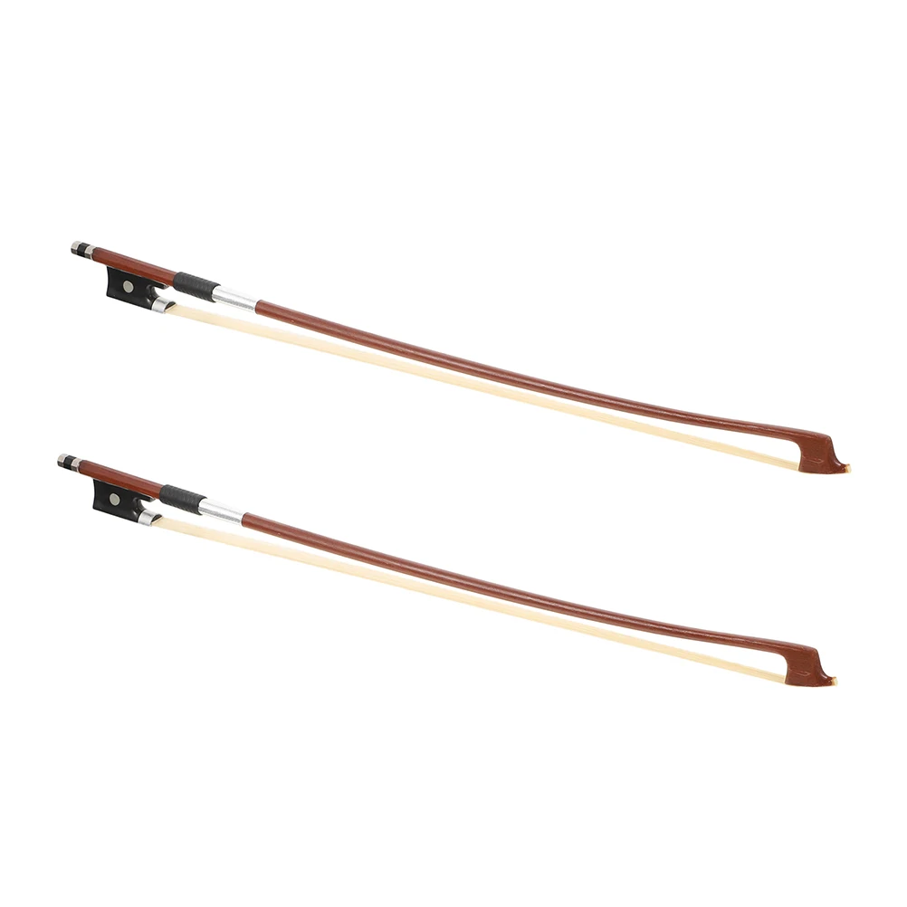 

2Pcs Wooden Violin Bow Professional Classic Lightweight Performance Replacement Instrument Bow