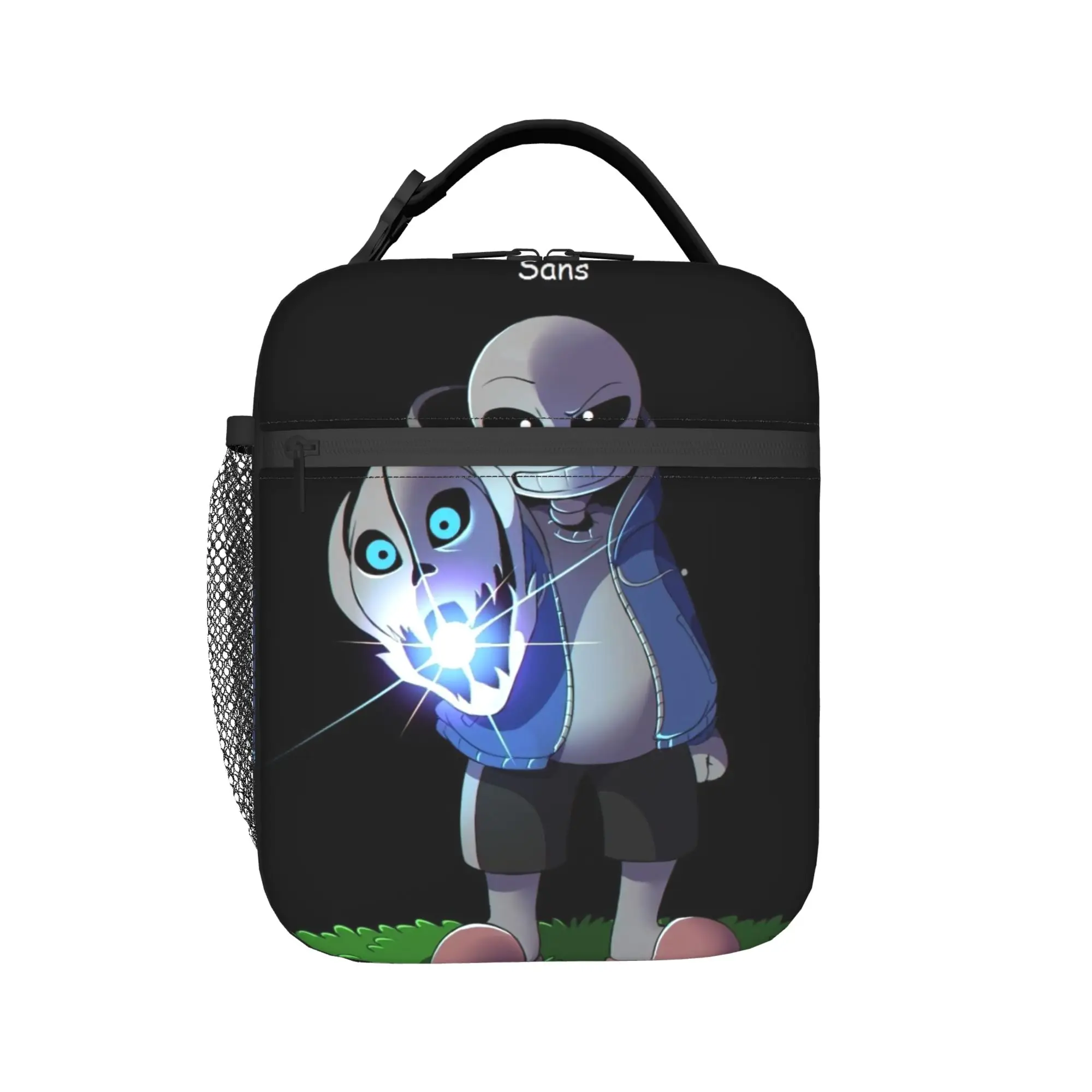 Undertale Sans  Merch Insulated Lunch Bag For Outdoor  Food Storage Bag Portable Cooler Thermal Bento Box