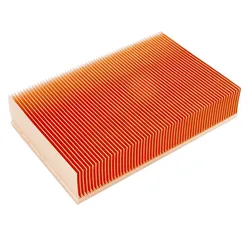 150x100x30mm Pure Copper Heatsink Skiving Fin Heat Sink Cooling Radiator Cooler for Electronic Chip LED Heat Dissipation
