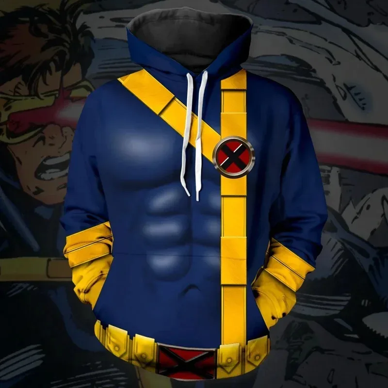 

Костюм для косплея «Герой 12 Циклоп», черная толстовка с капюшоном Game Vault 11 33 Shelter на молнии с 3D принтом, толстовка, уличная куртка на Хэллоуин, Co