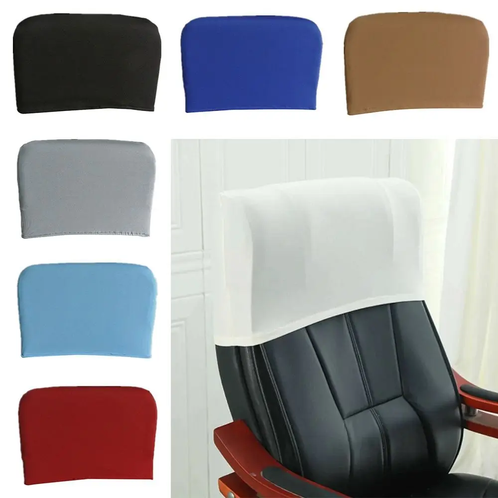 Cartoon Panda Penguin Rose Pattern Elastic Office Chair Backrest Cover Dustproof Comfortable Backrest Slipcover Household