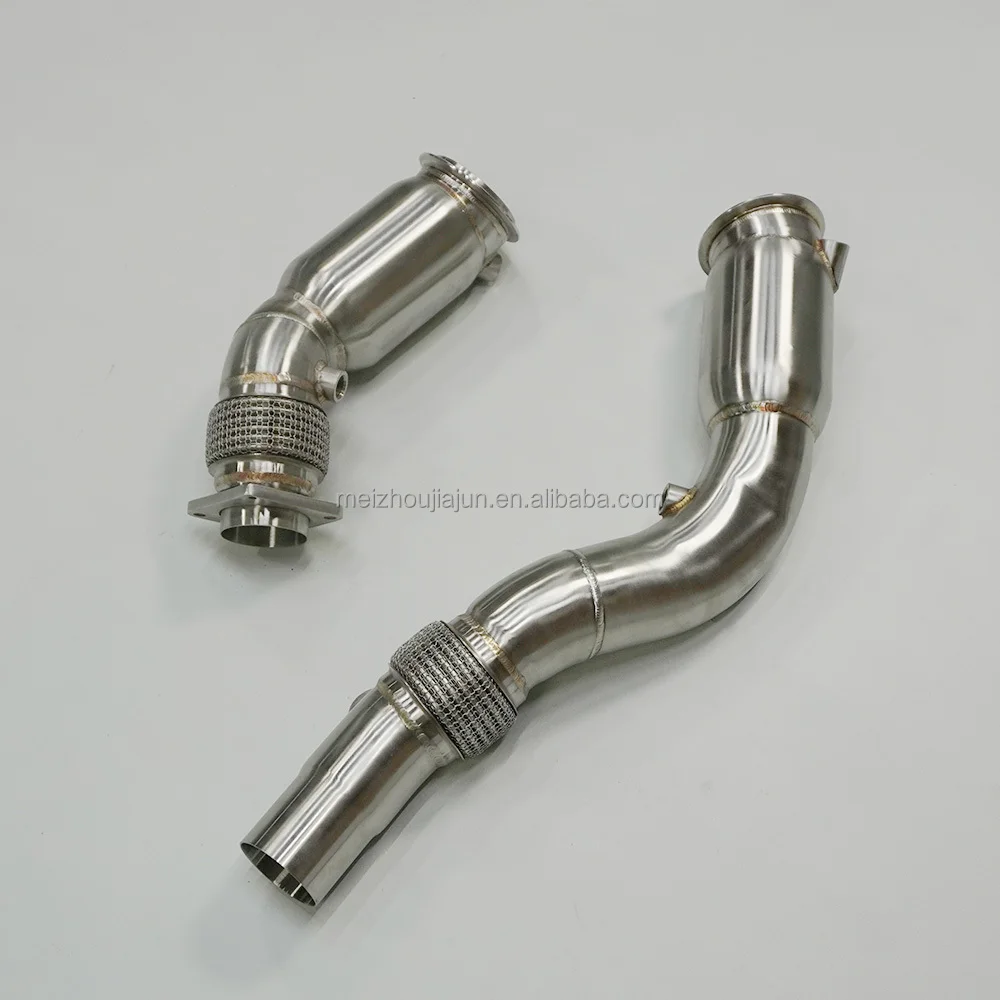 2014-2019 для BMW S55 F82 M4, новая трехходовая каталитическая выхлопная труба из нержавеющей стали 304, с F82 M4
