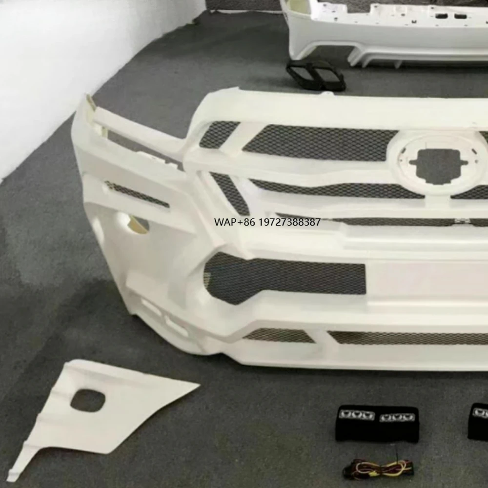 

For Land Cruiser LC200 Upgrade Hann Body Kit, Front & Rear Bumper, Body Kit, Carbon Fiber Center Rear Spoiler