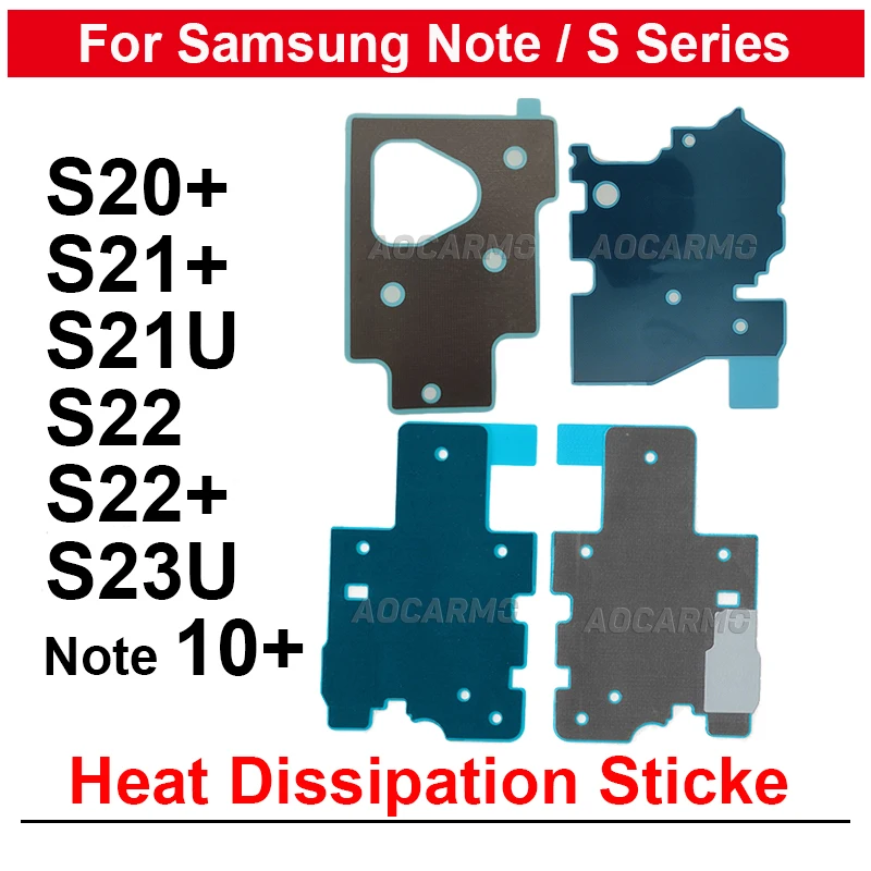Motherboard Heat Radiatin Dissipation Adhesive Sticker For Samsung Galaxy S20+ S21+ S21U S22 Plus S23 Ultra Note 10+ Series