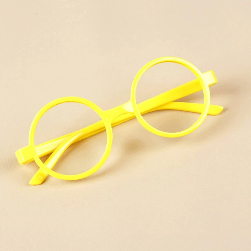 Round Shape Plastic Glasses Frame Fashion Little Baby Children Glasses Frame Without Lens Decoration Accessories Gifts