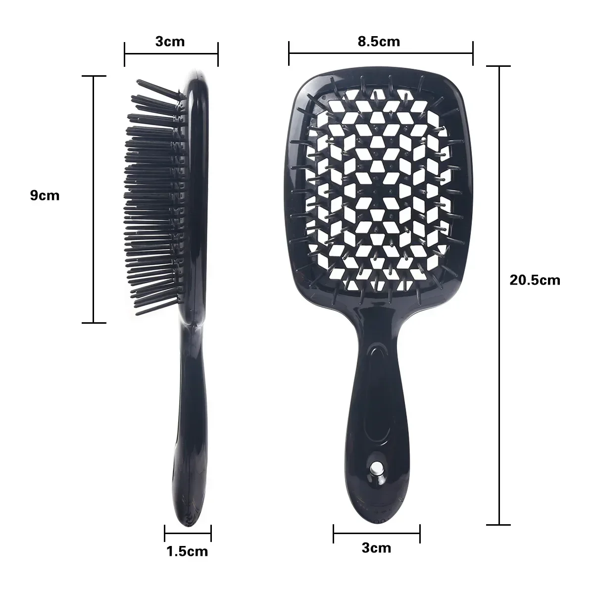 Tangled Hair Comb Detangling Hair Brush Massage Combs Hollow Out Wet Curly Hair Brushes Barber Comb Salon Hair Styling Tools